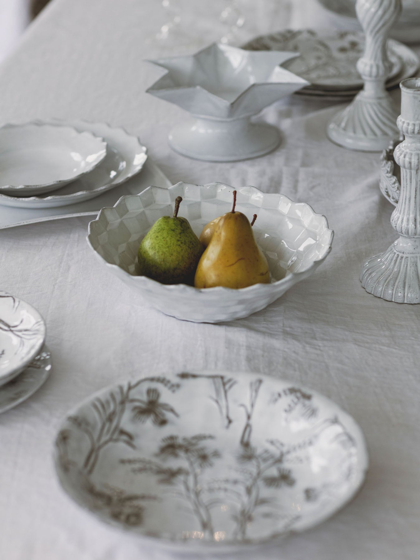 Astier de Villatte ラウンドサラダボウル／Cube