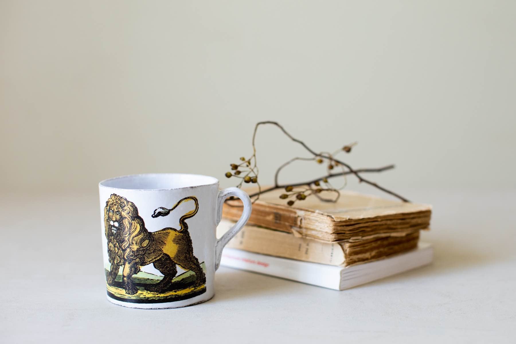 Astier de Villatte カップ／John Derian ライオン｜カップ・グラス