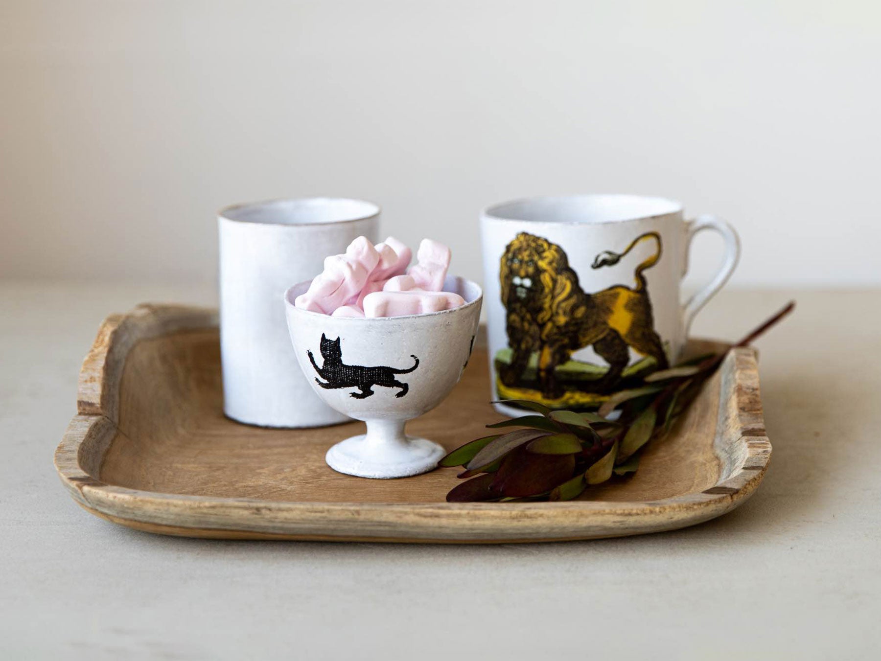 Astier de Villatte John Derian ライオンカップ｜カップ・グラス