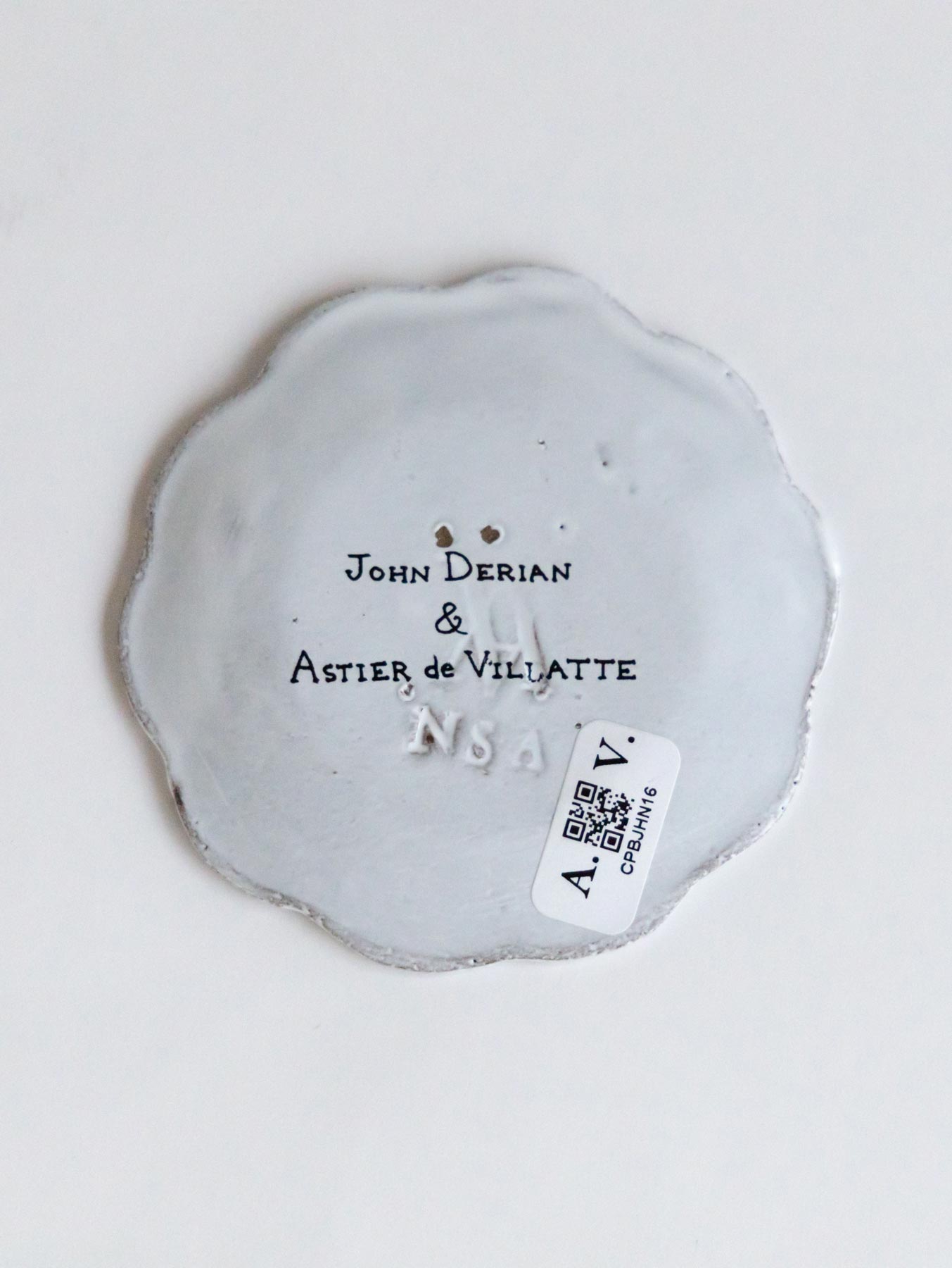 Astier de Villatte John Derian スリーピングキャットディッシュ