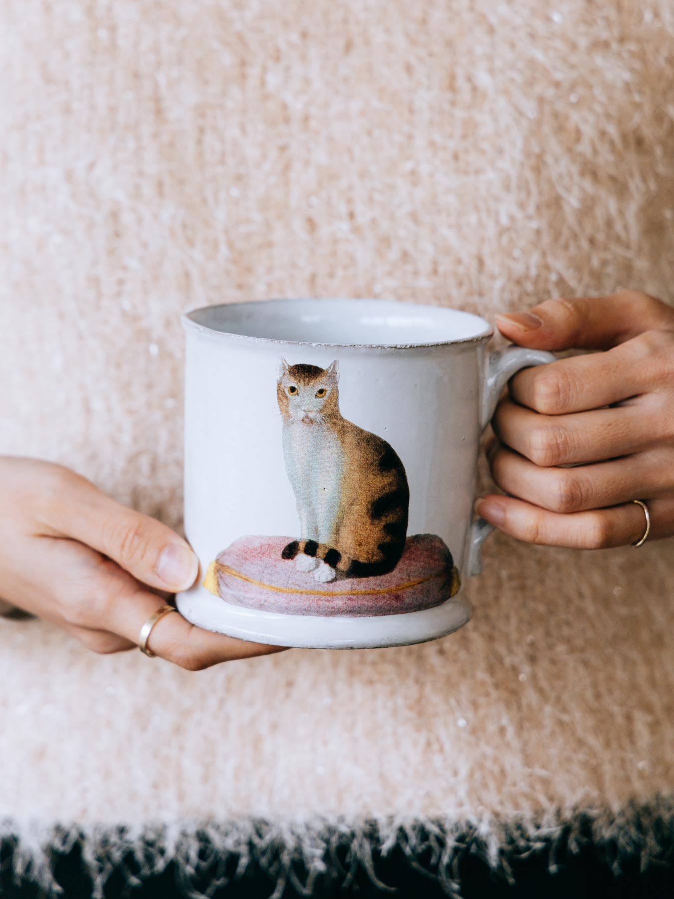 Astier de Villatte John Derian キャットマグカップ