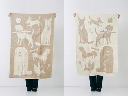 ベージュ×ホワイト