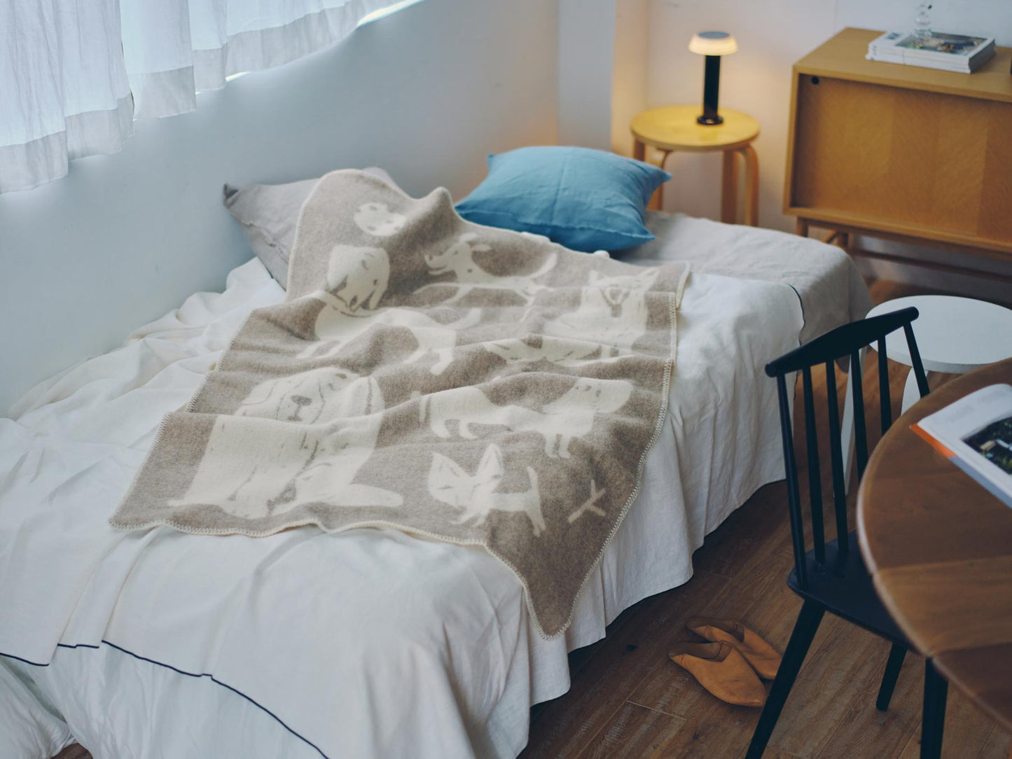 LAPUAN KANKURIT ウールブランケット KOIRAPUISTO（ドッグ）