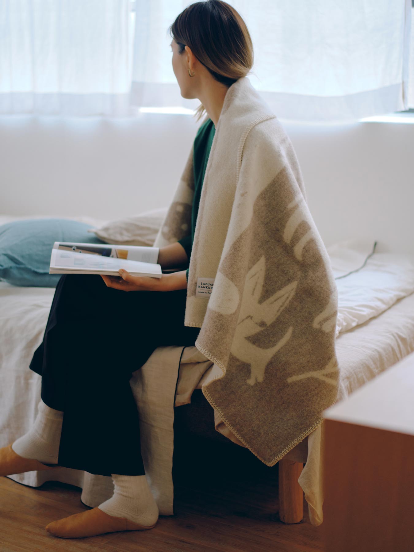 LAPUAN KANKURIT ウールブランケット KOIRAPUISTO（ドッグ）