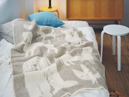 LAPUAN KANKURIT ウールブランケット KOIRAPUISTO（ドッグ）