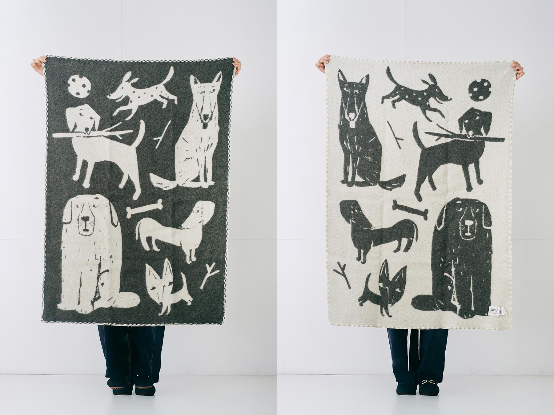 ダークグレー×ホワイト