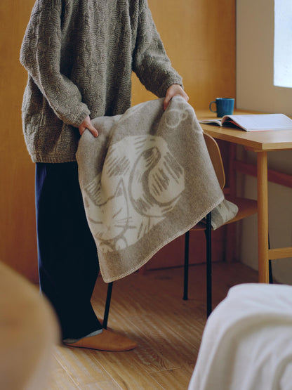 LAPUAN KANKURIT ウールブランケット KISSANPÄIVÄT（キャット）