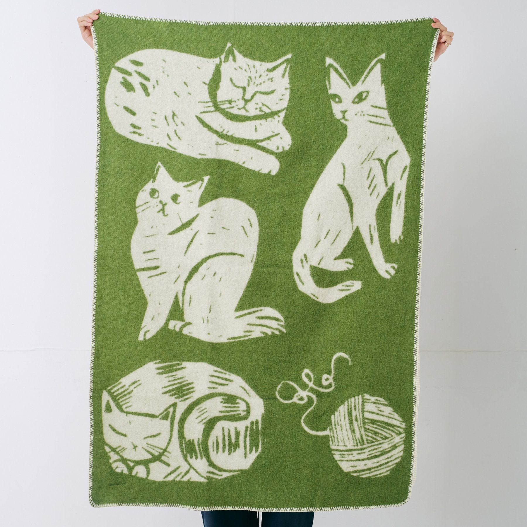 LAPUAN KANKURIT ウールブランケット KISSANPÄIVÄT（キャット