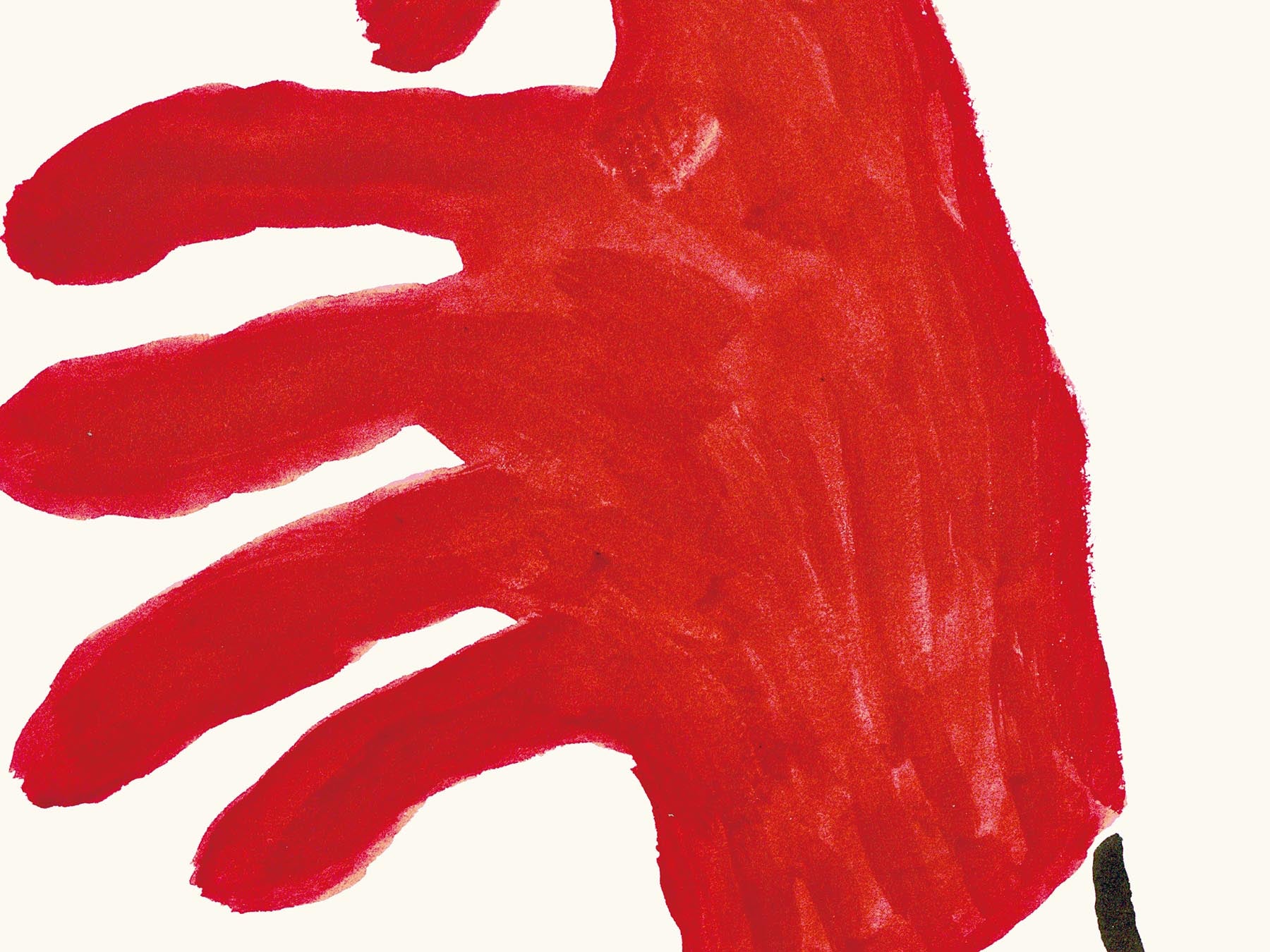 塩川いづみ オリジナルポスター／I wear red（50cm×70cm）｜アート