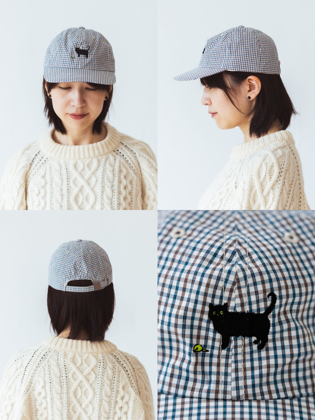 TEMBEA キャップ BLACK CAT CAP