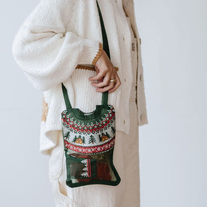 Brigitte Tanaka ミニポーチ／Pochette Pull Vert Petit