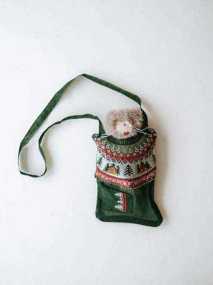 【受注販売】Brigitte Tanaka ミニポーチ／Pochette Pull Vert Petit