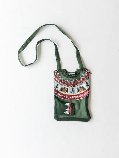 【受注販売】Brigitte Tanaka ミニポーチ／Pochette Pull Vert Petit