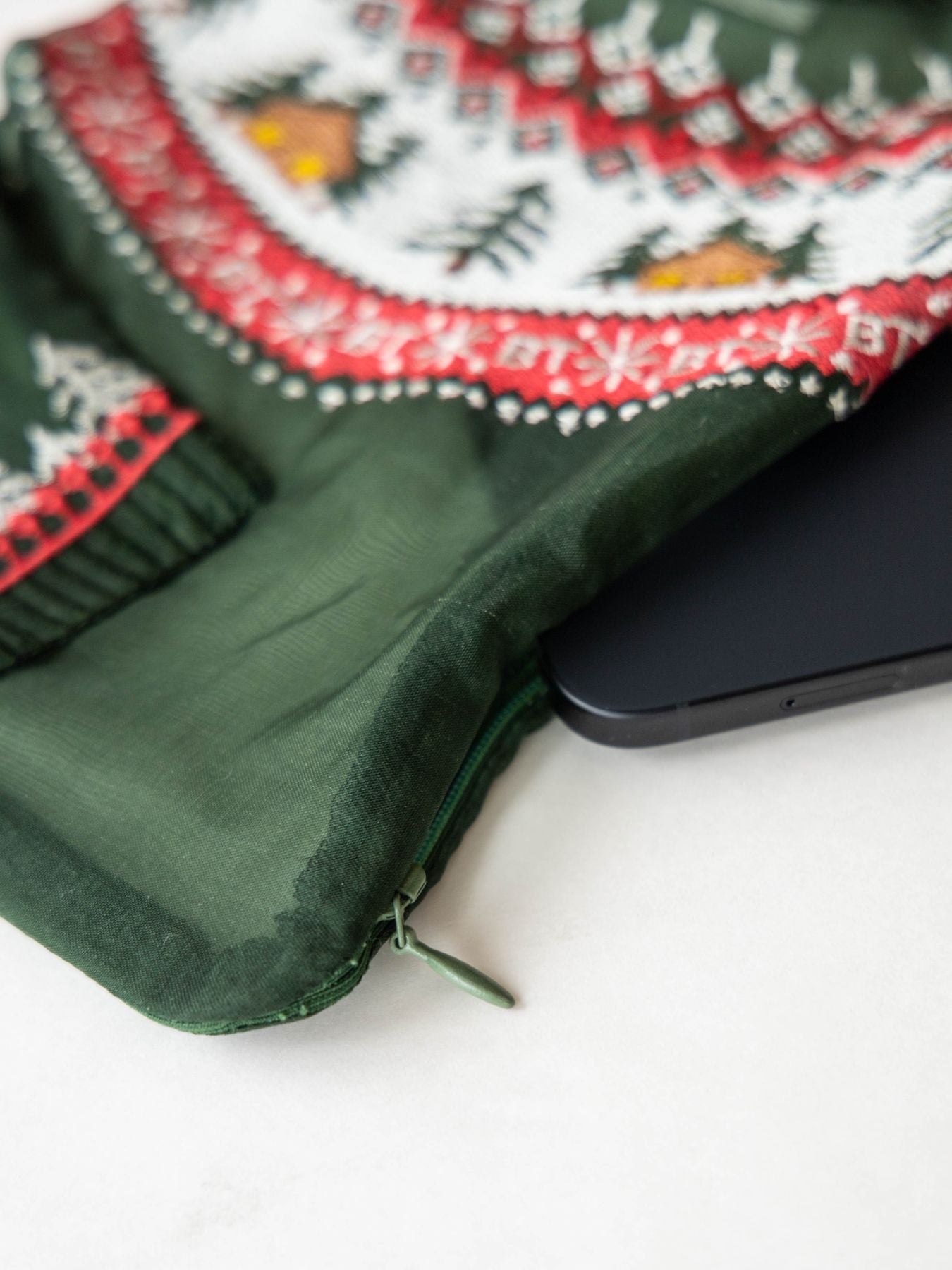 【受注販売】Brigitte Tanaka ミニポーチ／Pochette Pull Vert Petit