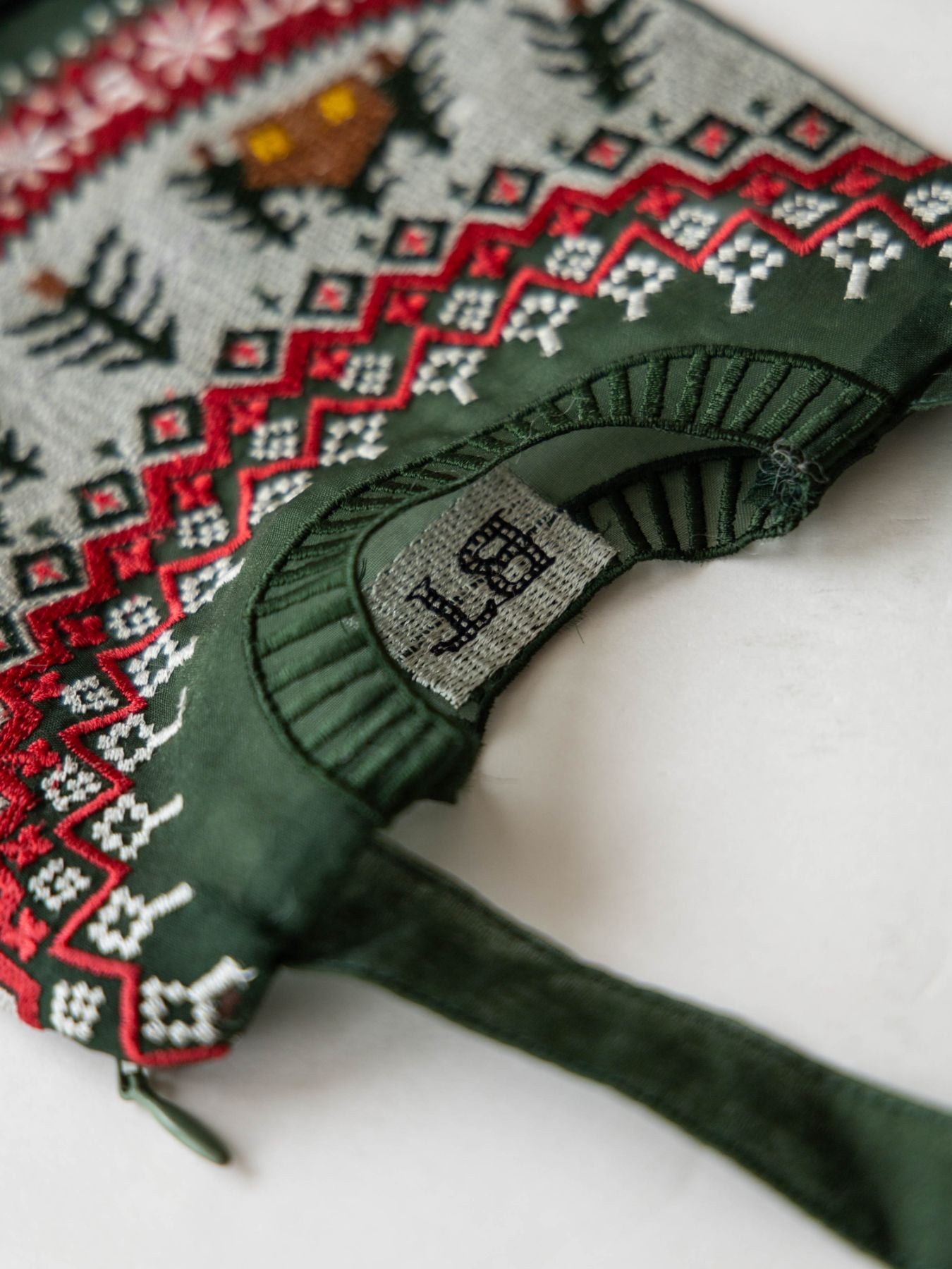 【受注販売】Brigitte Tanaka ミニポーチ／Pochette Pull Vert Petit