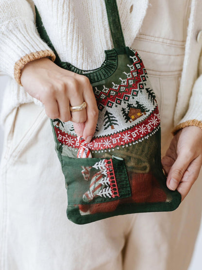 【受注販売】Brigitte Tanaka ミニポーチ／Pochette Pull Vert Petit