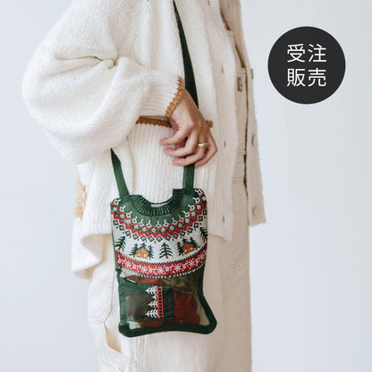 【受注販売】Brigitte Tanaka ミニポーチ／Pochette Pull Vert Petit