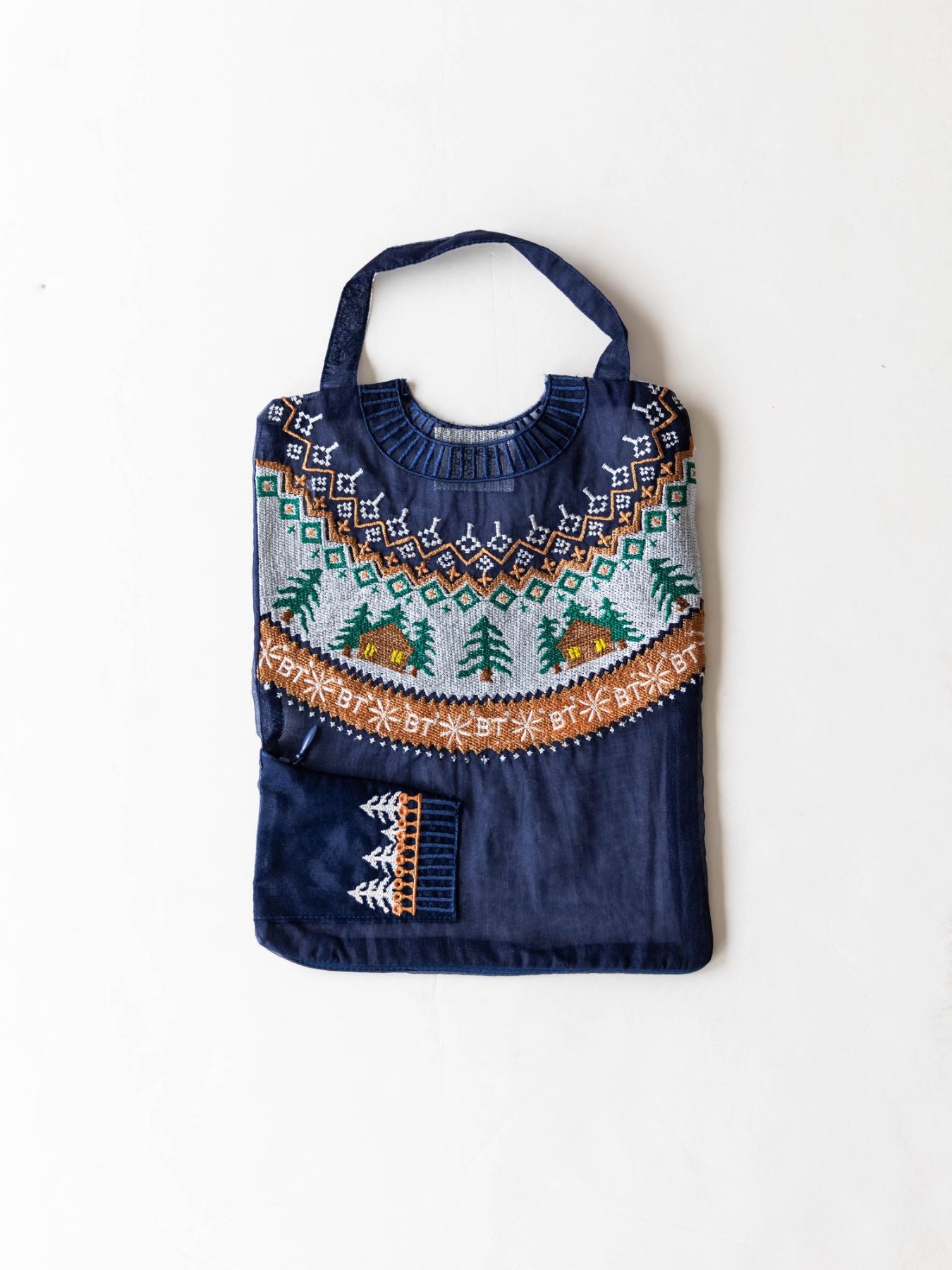 【受注販売】Brigitte Tanaka ミニポーチ／Pochette Grande Pull Bleu