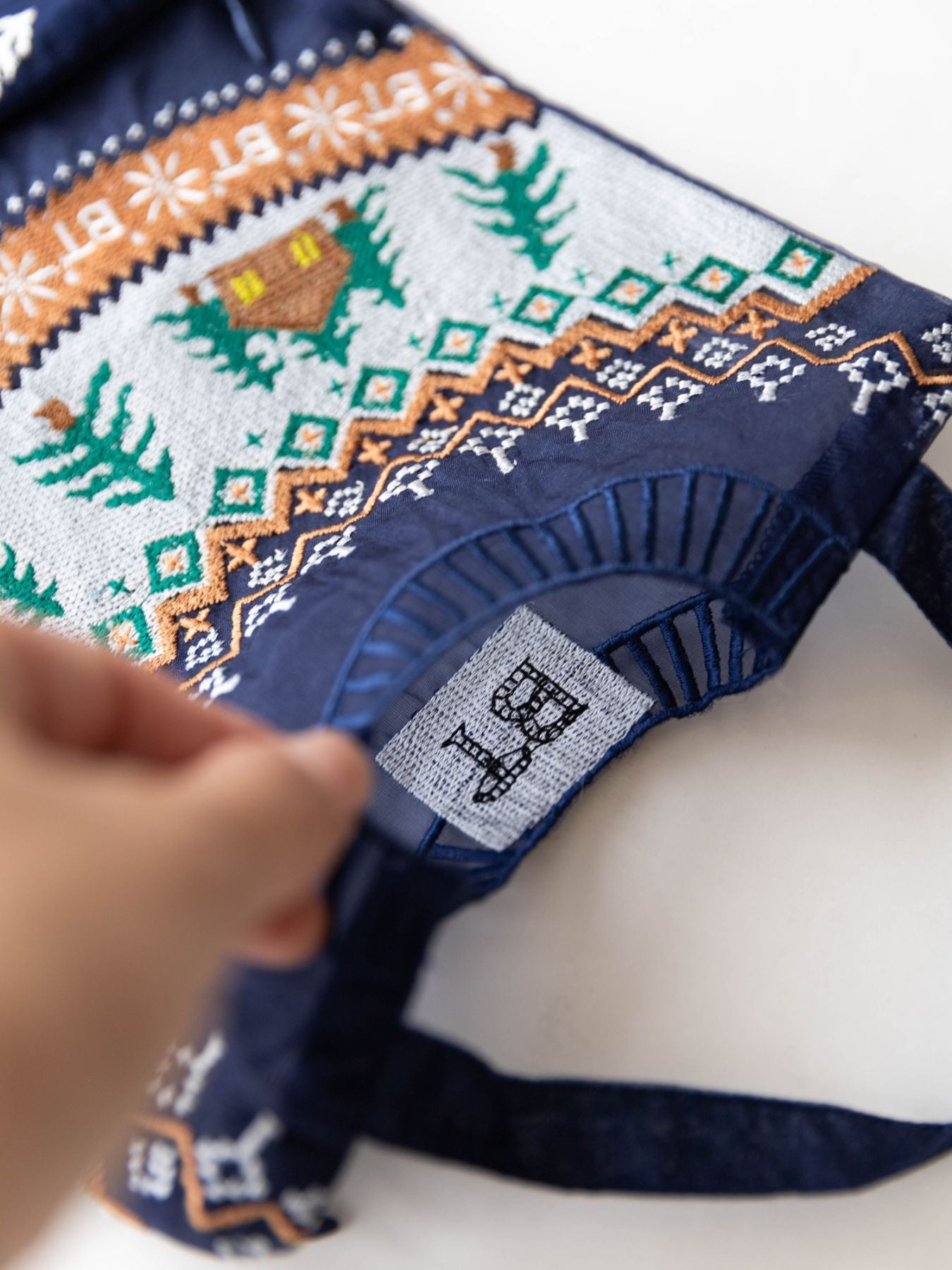 【受注販売】Brigitte Tanaka ミニポーチ／Pochette Grande Pull Bleu