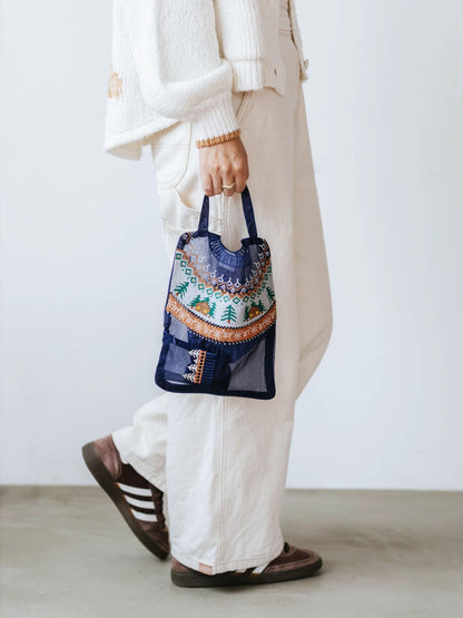 【受注販売】Brigitte Tanaka ミニポーチ／Pochette Grande Pull Bleu