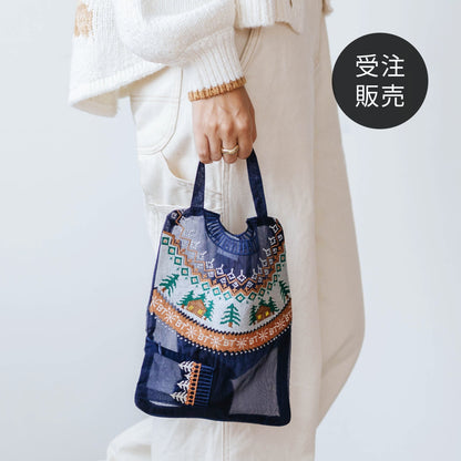【受注販売】Brigitte Tanaka ミニポーチ／Pochette Grande Pull Bleu