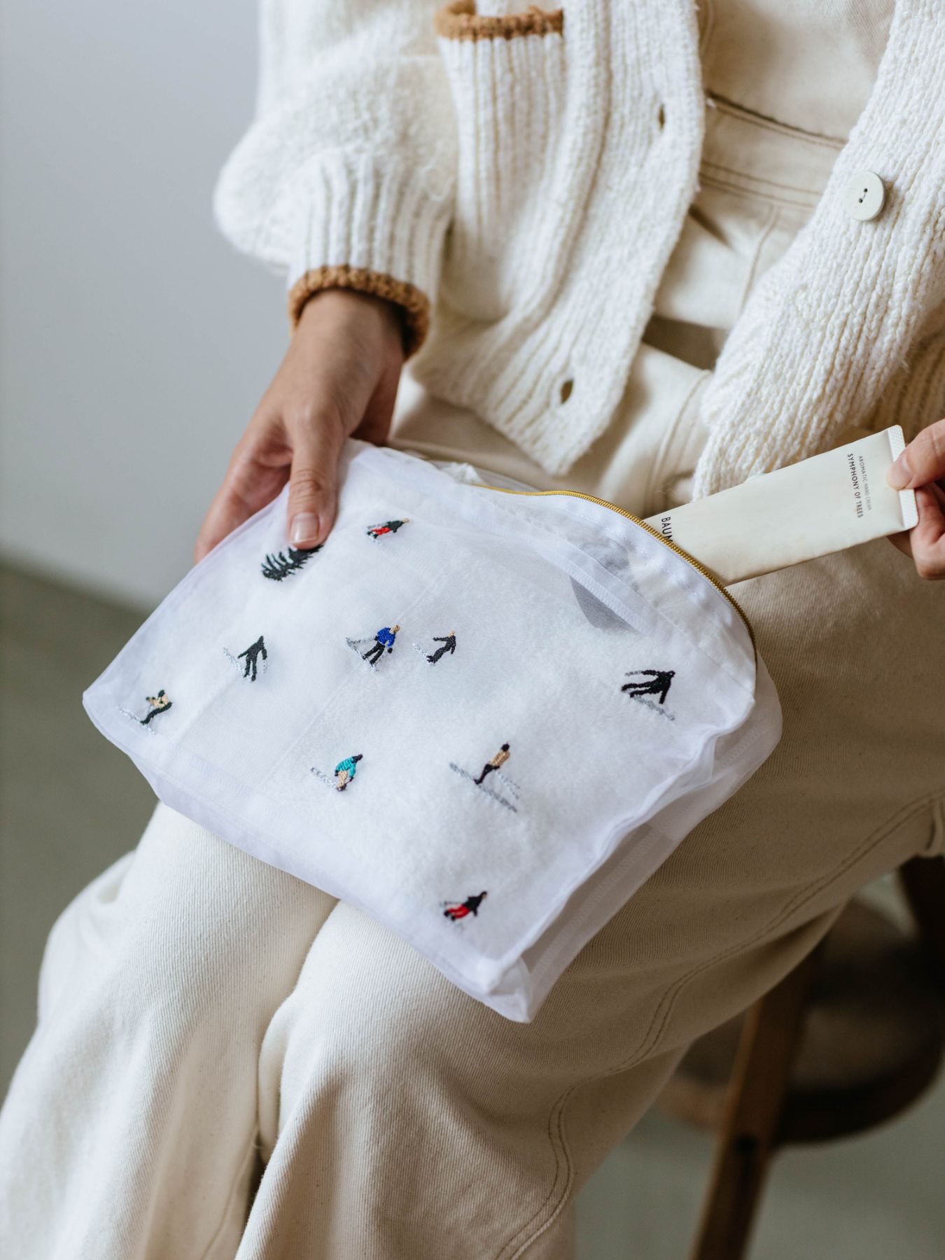 Brigitte Tanaka ミニポーチ／Pochette Skieurs