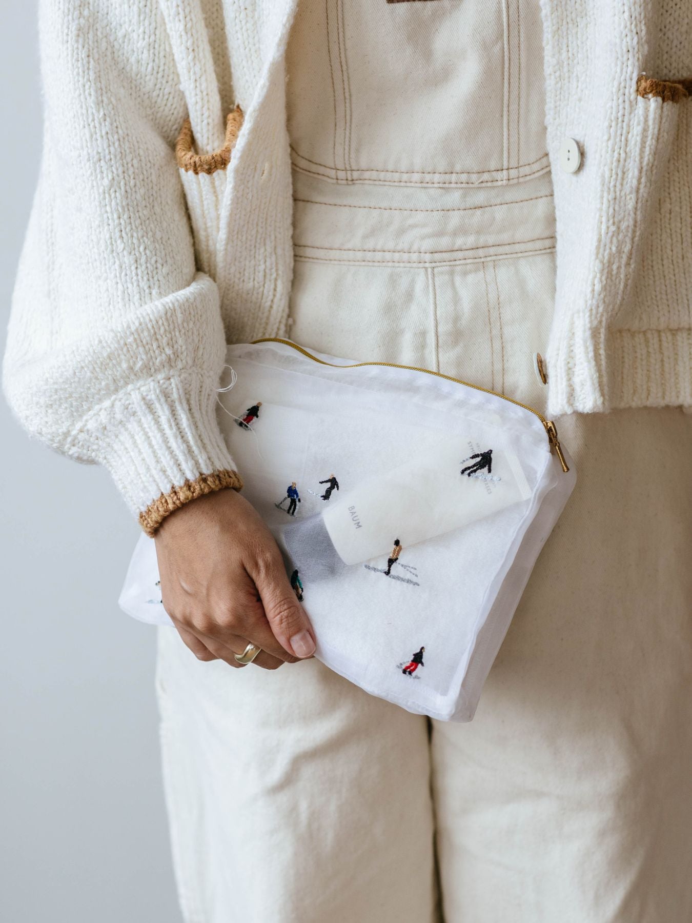 Brigitte Tanaka ミニポーチ／Pochette Skieurs｜ポーチ｜オルネ ド