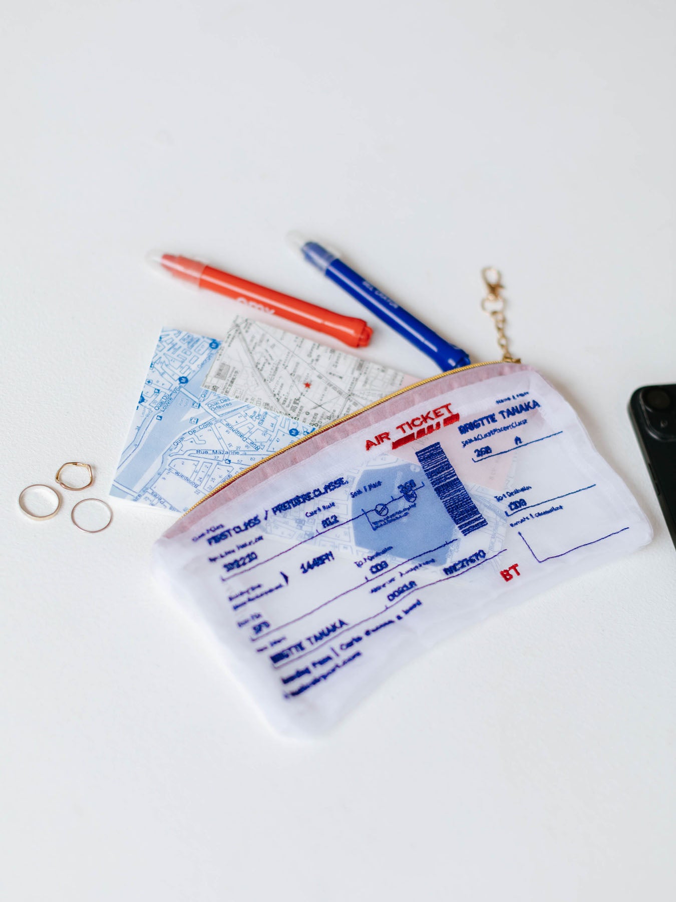 Brigitte Tanaka ミニポーチ／Airticket Pochette Key Holder