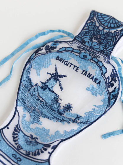 Brigitte Tanaka ミニポーチ／Delft Vase Pouch