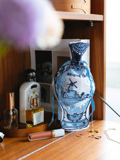 Brigitte Tanaka ミニポーチ／Delft Vase Pouch