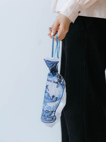 Brigitte Tanaka ミニポーチ／Delft Vase Pouch