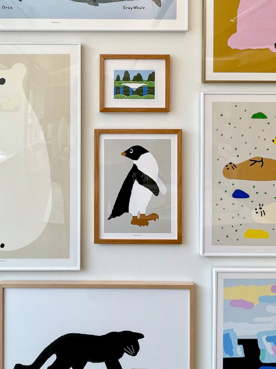 WARMGREY TAIL ポスター／ADELIE PENGUIN - GLAY（30cm×40cm）