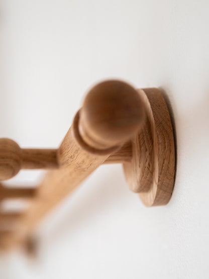 オリジナル・壁掛けコートラック／6フック