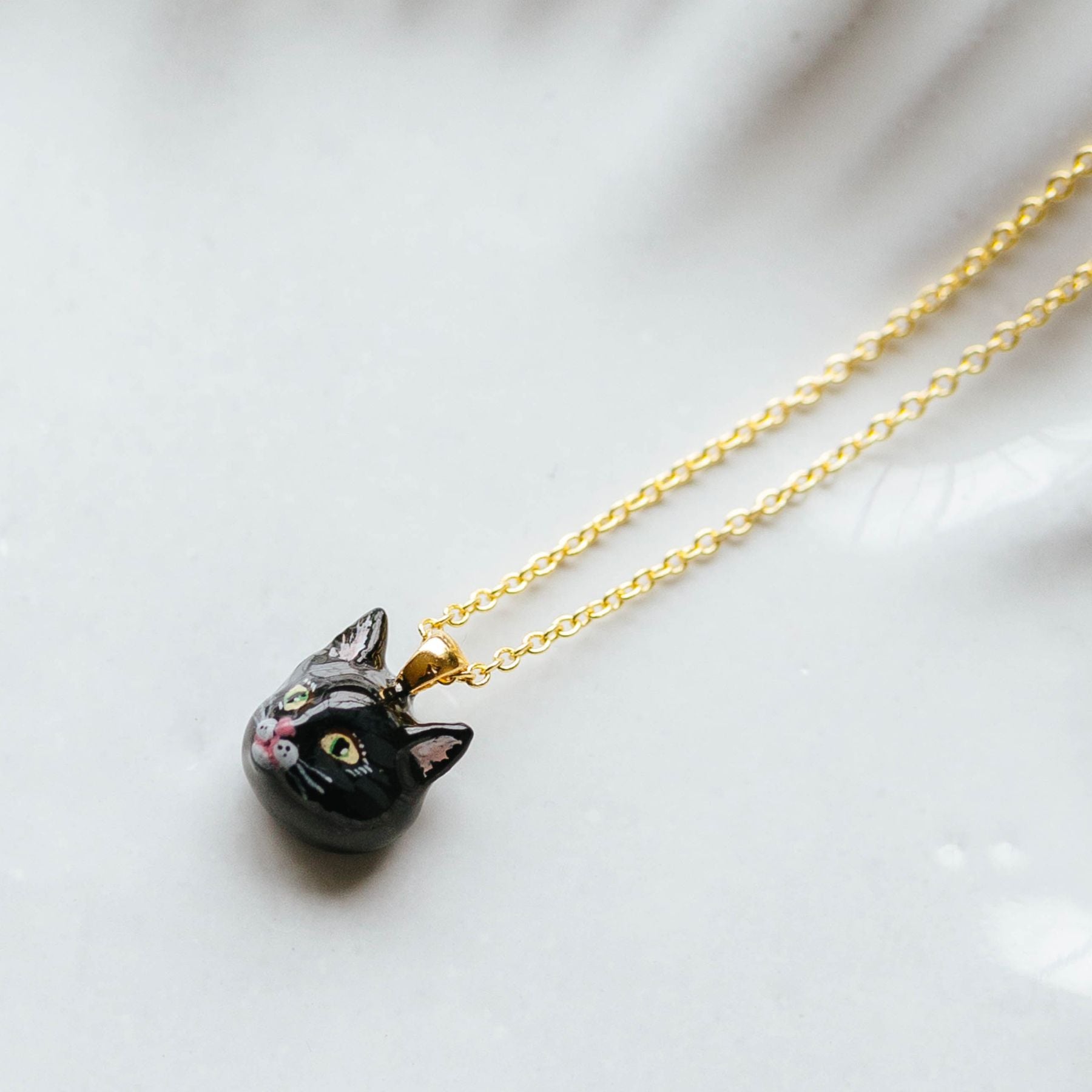 ネックレス／Black cat