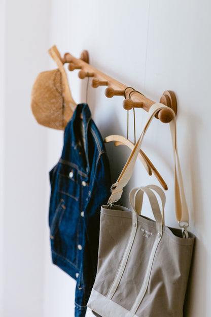 オリジナル・壁掛けコートラック／6フック