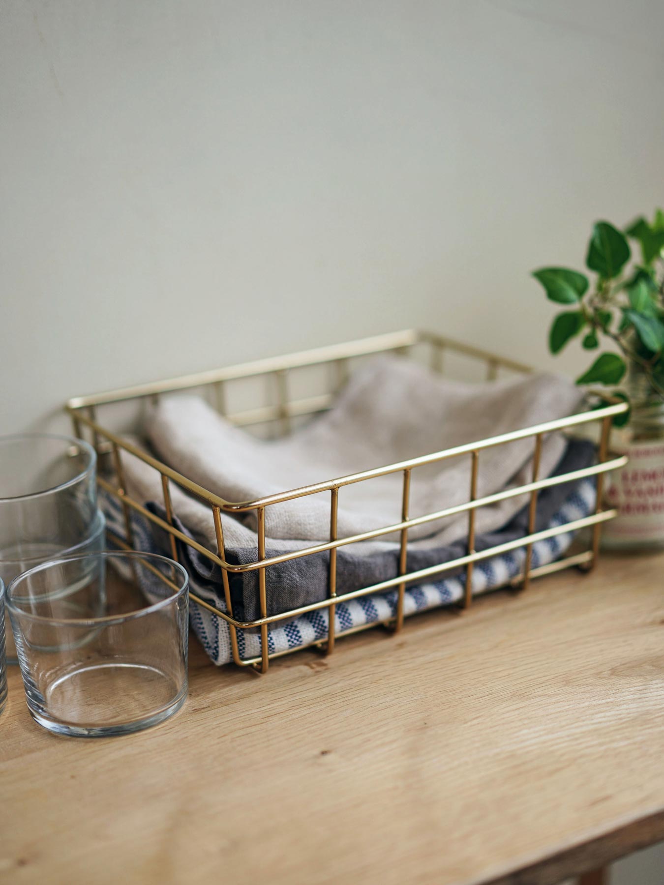 fog linen work ワイヤーバスケット｜キッチン収納｜オルネ ド