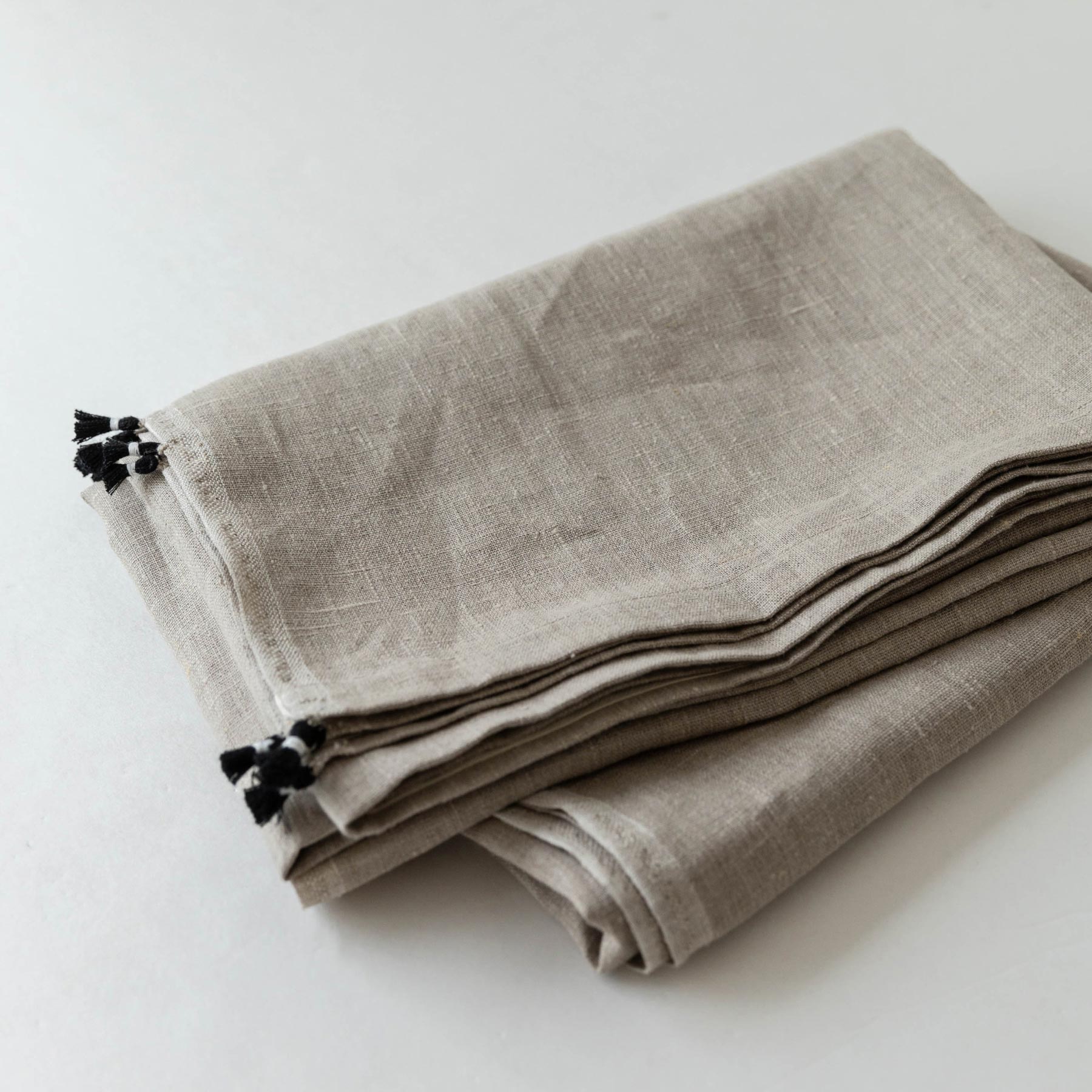 fog linen work × Orné de Feuilles リネンブランケット｜ベッド