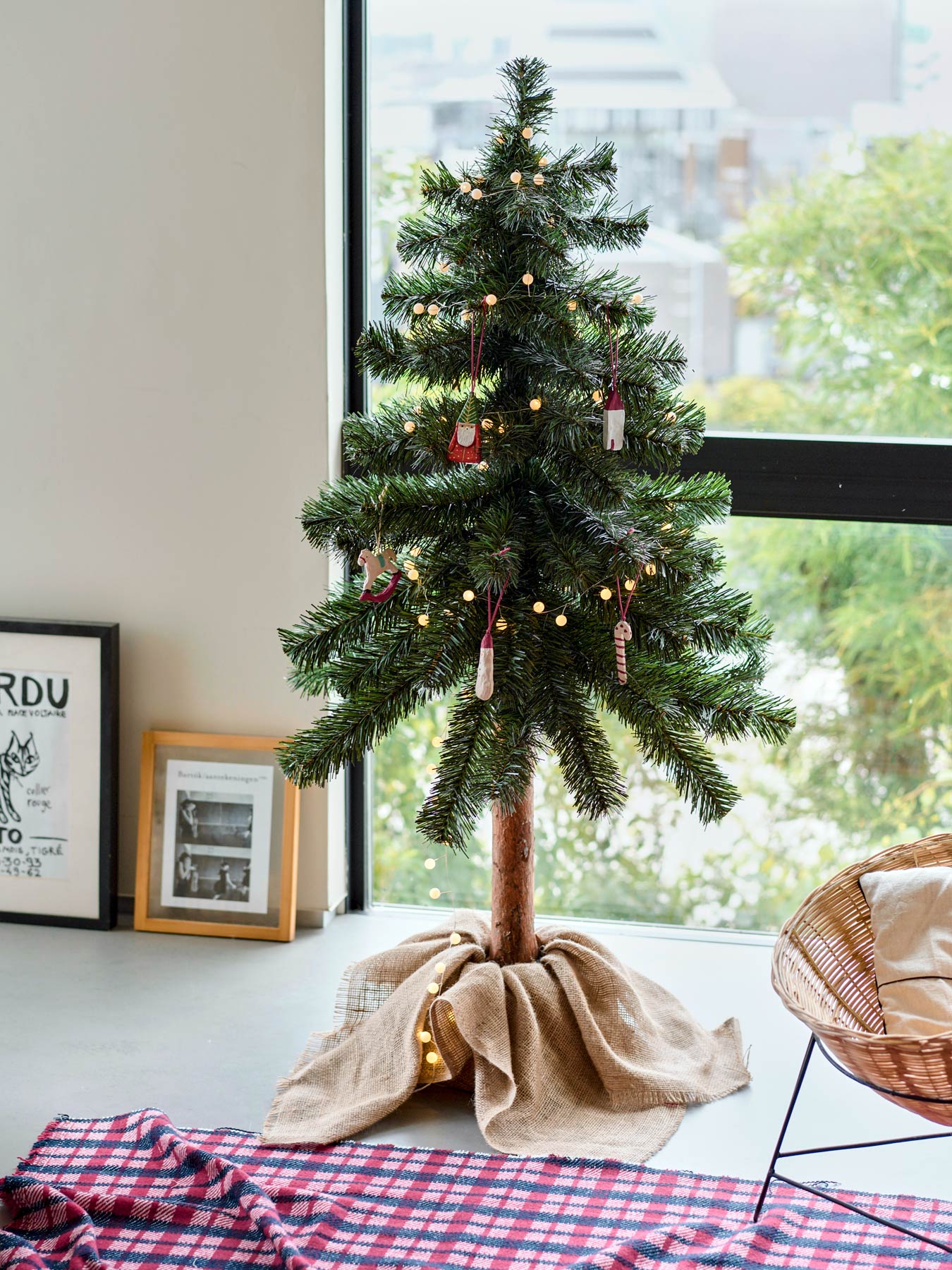 fog linen work ペーパーマッシュ ホリデーオーナメント｜ガーランド