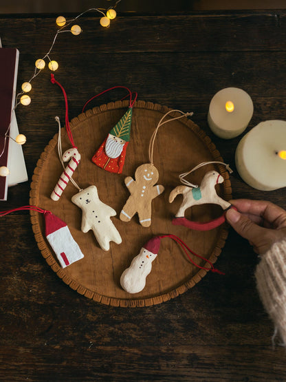 fog linen work ペーパーマッシュ ホリデーオーナメント