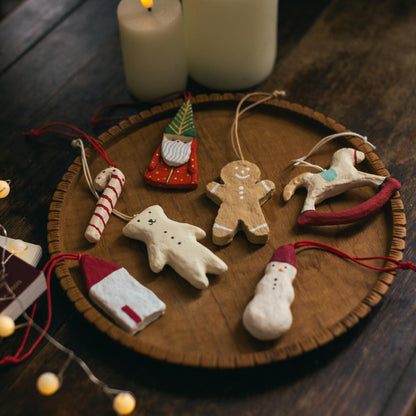 fog linen work ペーパーマッシュ ホリデーオーナメント