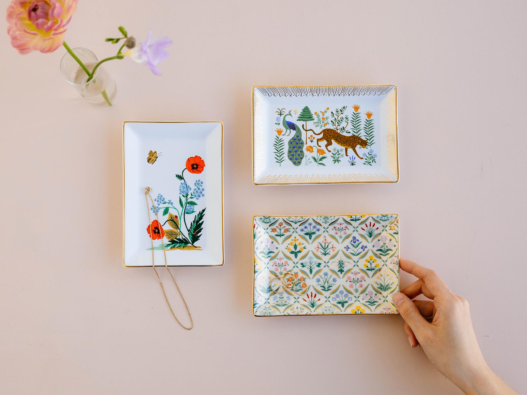 RIFLE PAPER CO. キャッチトレー｜ディスプレイプレート・ケース