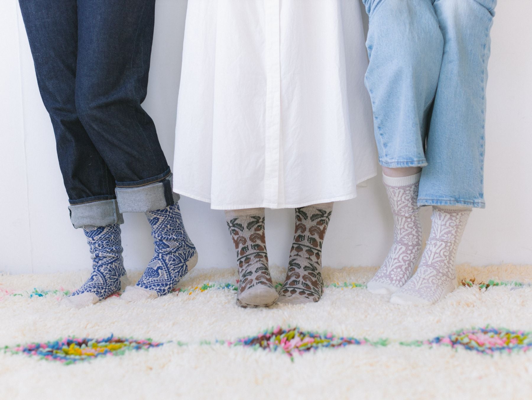 French Bull ソックス／パターン｜ハンカチ・靴下｜オルネ ド フォイユ