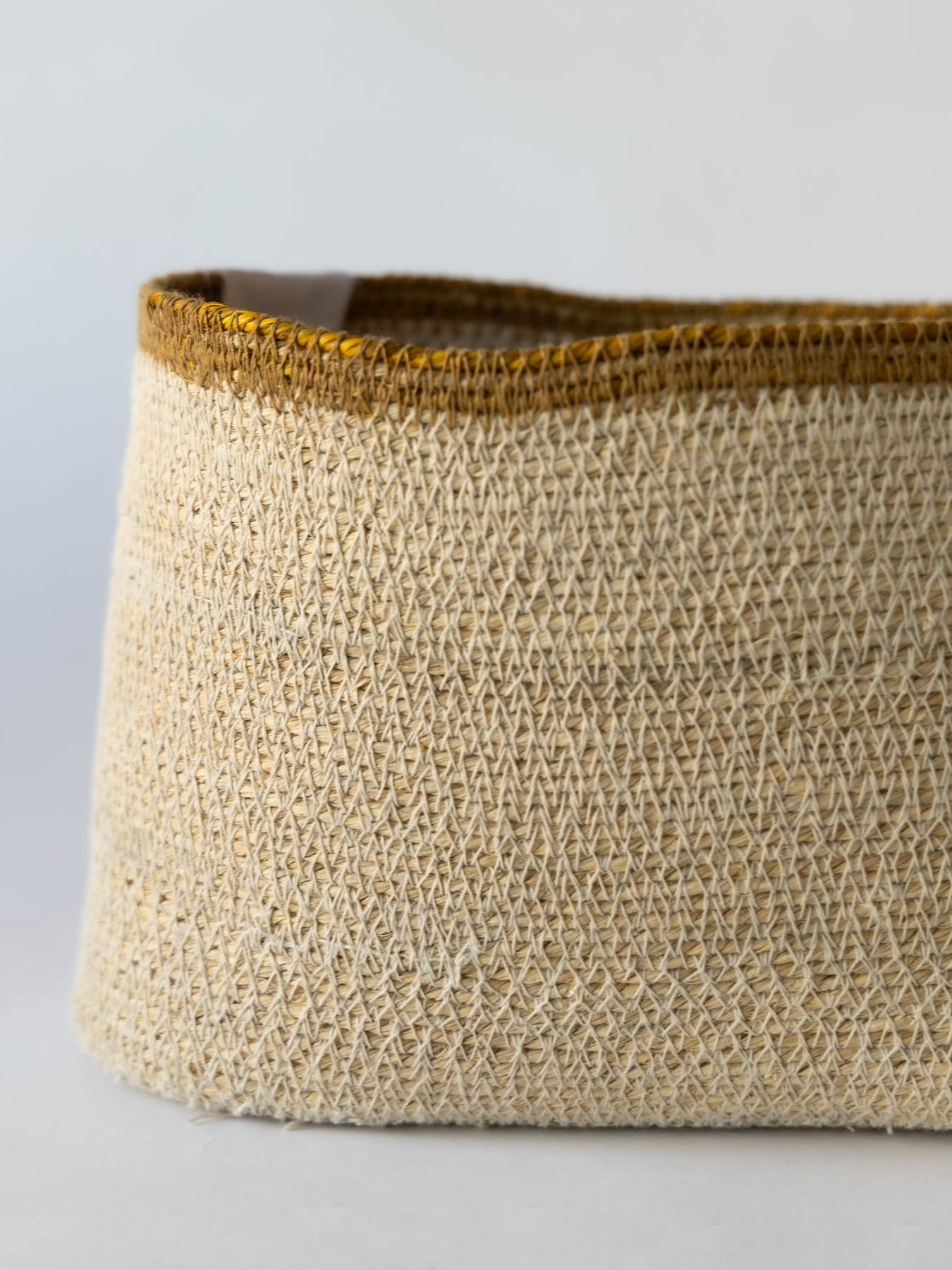 シーグラス・スタッキングバスケット／オーバル