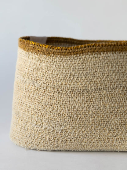 シーグラス・スタッキングバスケット／オーバル