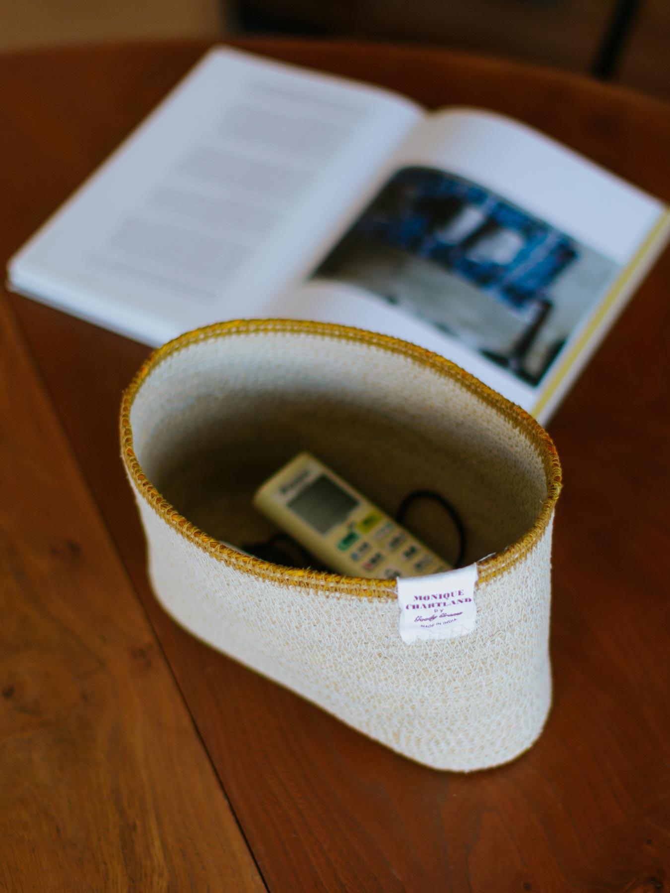 シーグラス・スタッキングバスケット／オーバル