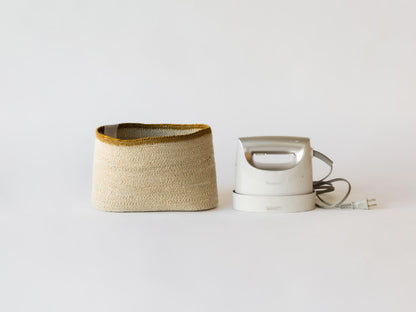 シーグラス・スタッキングバスケット／オーバル