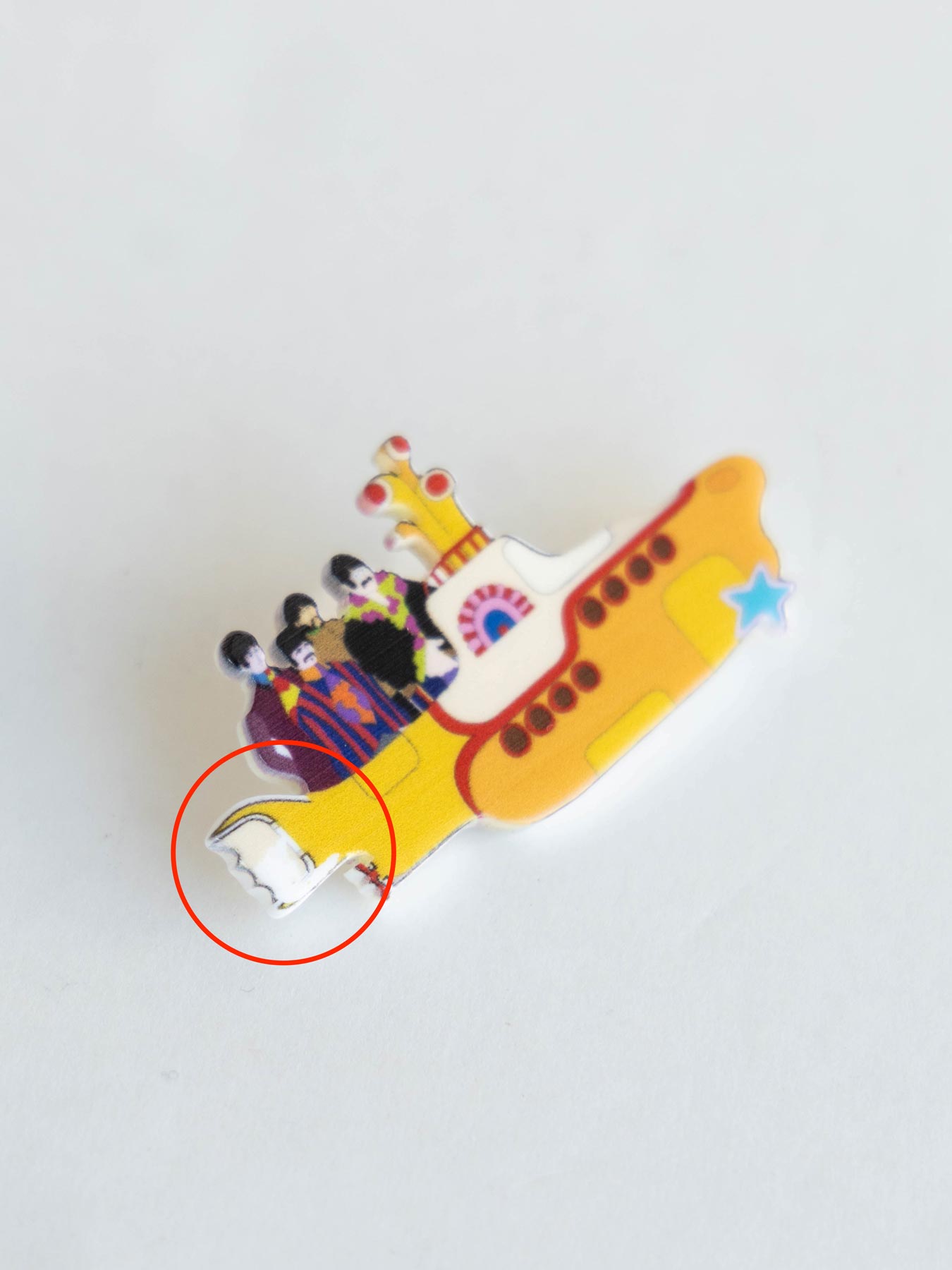 The Beatles Yellow Submarine ブローチ｜ファッション雑貨・その他