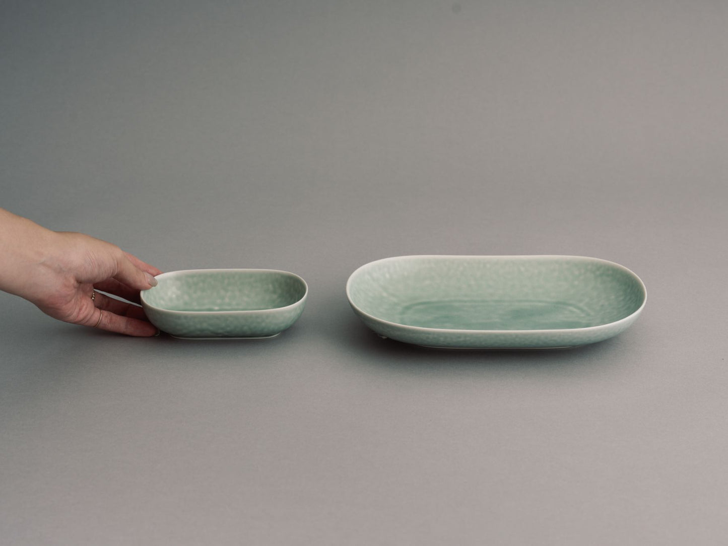yumiko iihoshi porcelain イイホシユミコ／ReIRABO oval plate