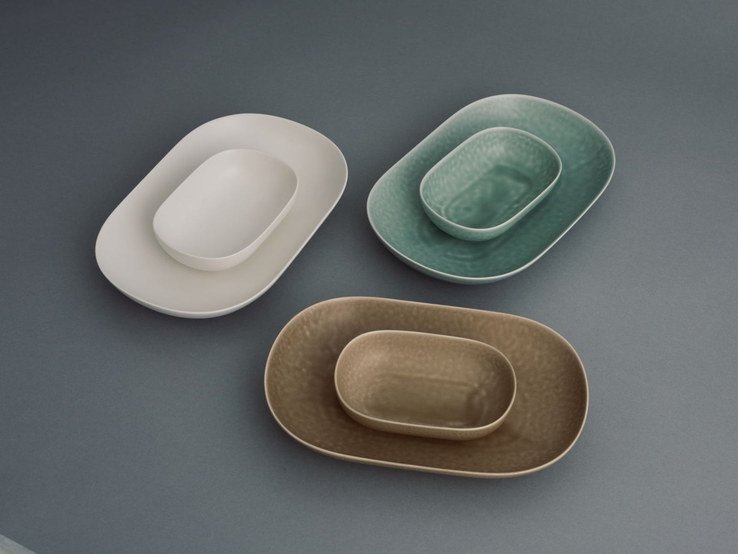 yumiko iihoshi porcelain イイホシユミコ／ReIRABO oval plate