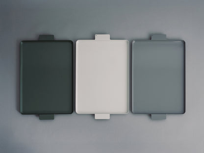 yumiko iihoshi porcelain イイホシユミコ／‘Colored’ aluminum tray square・rectangle